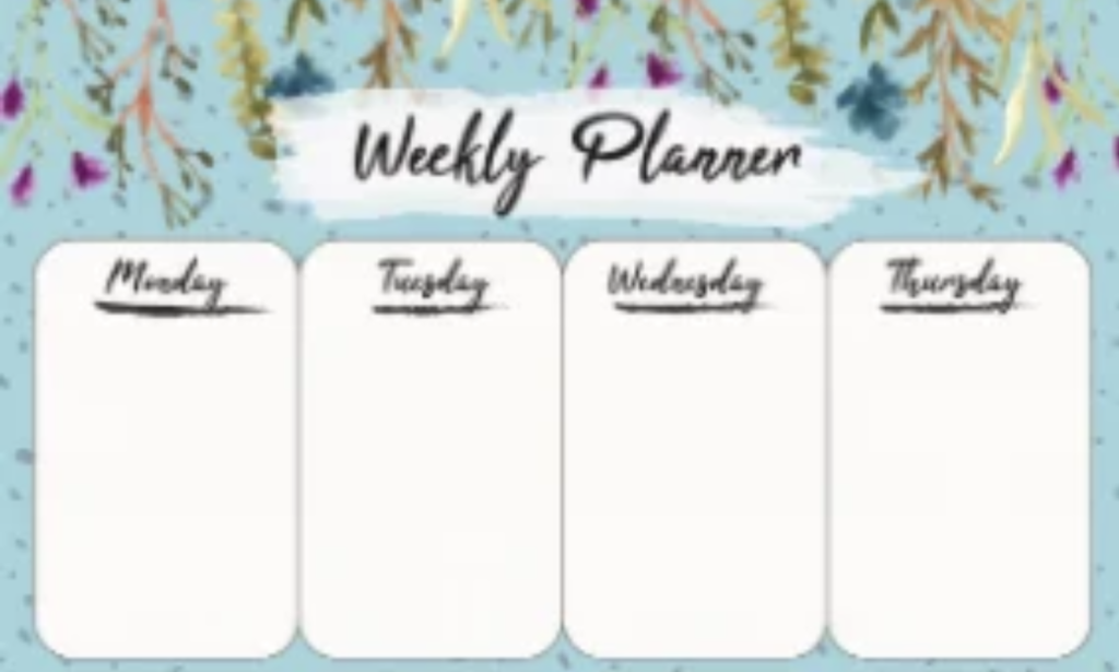 Weekly Planner